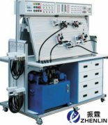 双面透明液压气动PLC控制实验台,液压气动PLC控制实训装置,液压气动实训台--上