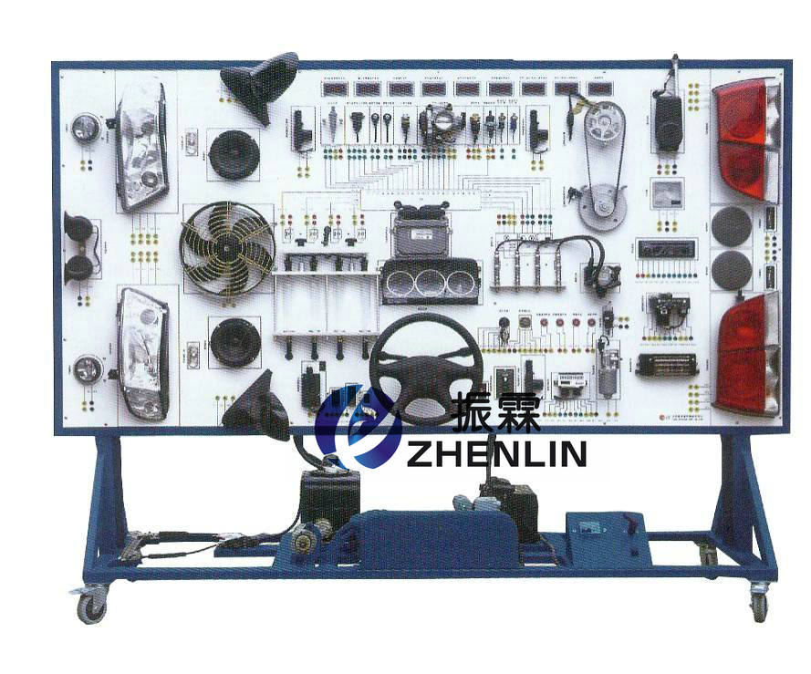 桑塔纳2000全车电路电器实训台,全车电路电器实训设备--上海振霖公司