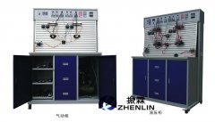 液压气动PLC控制实验台,液压气动PLC控制实训设备--上海振霖公司