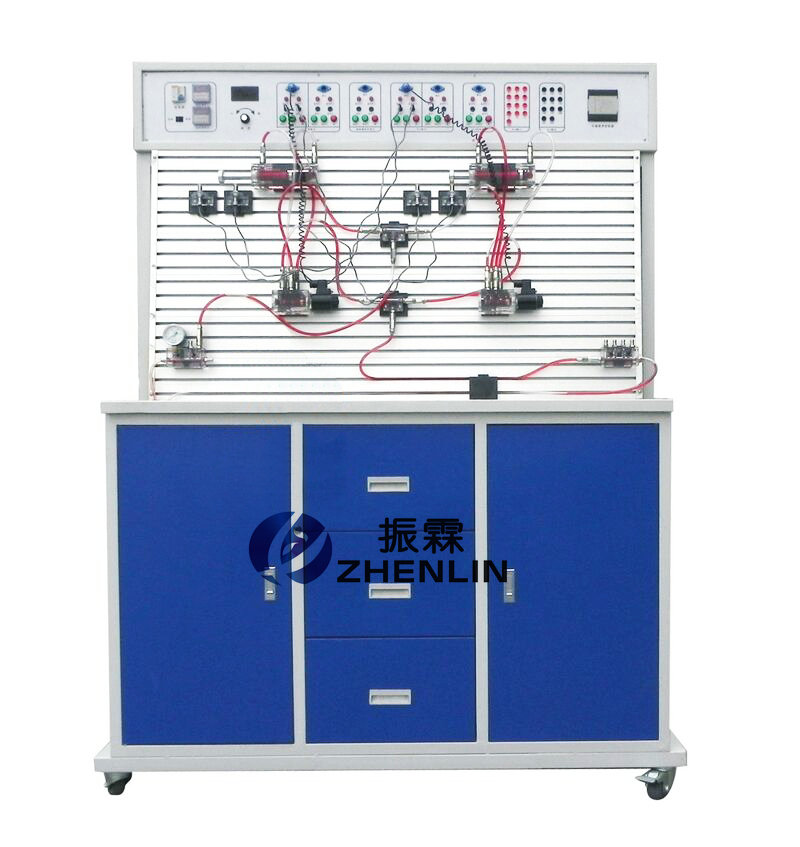 气动液压实训设备,PLC控制透明液压传动演示系统,液压气动实验装置--上海振霖教学设备有限公司