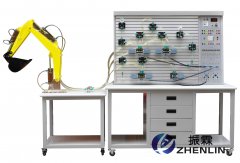 挖掘机透明液压PLC控制实训装置,透明液压PLC控制实训装置--上海振霖公司