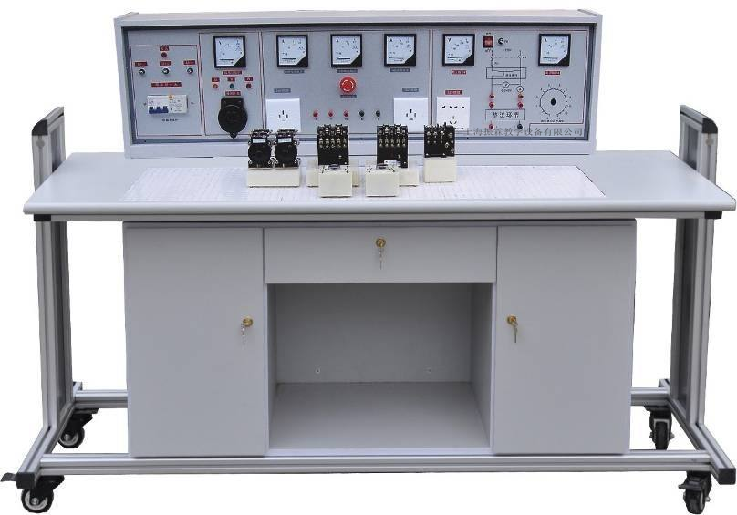 这一款是上海振霖教学设备公司生产的ZLCB-801型电工电子实验台。